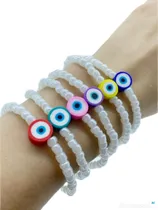 Comprar Pulseras Para Compartir Set 2 Pulseras Ojo Protección Fimo 