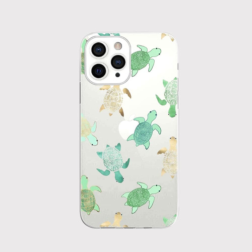 Funda Fancy Case Para iPhone 13 Pro- Estilo Tortuga