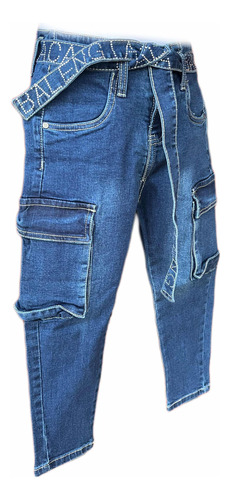Jeans Cargo Niña