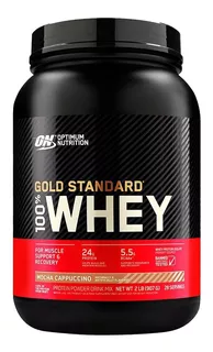 Suplemento en polvo Optimum Nutrition Proteína Gold Standard 100% Whey proteína sabor mocha cappuccino en pote de 1.11g