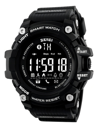 Reloj Hombre Skmei 1227 Bluetooth Podometro Notificador Vm
