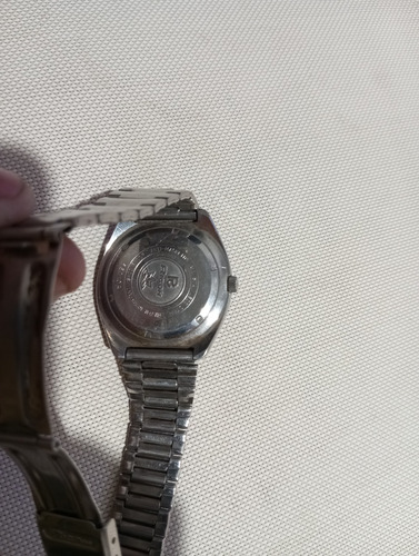 Reloj Automático, Fondo Dorado Funcionando Antiguo Plateado Dorado Dorado (Usado)