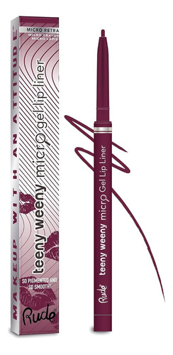 Rude - Delineador De Labios Teeny Weeny Micro Gel- Tentación