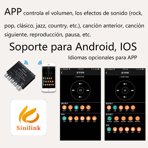 Amplificador De Audio Bluetooth 21 Canales Con Subwoofer