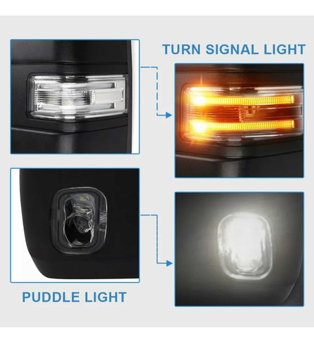 Imagem 2 de 4 de Retrovisor Americano / Reboque F250 F350 F4000