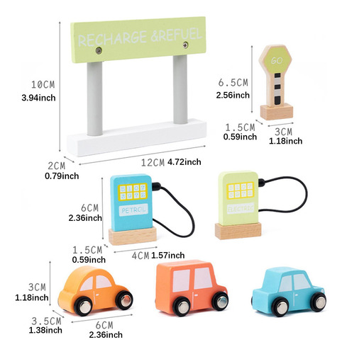 Conjunto De Brinquedos Para Estacionamento De Carro,