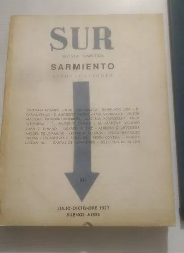 Sur Revista 341 Semestral Sarmiento Aproximaciones