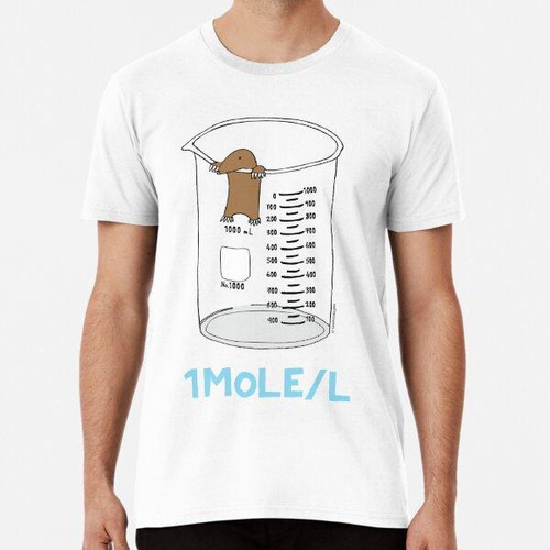 Remera Química 1 Mole Por Litro Para Mole O El Día De Avogad