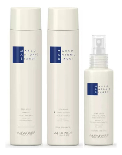 Alfaparf Shampoo E Condicionador E Tonico Real Liss Mab