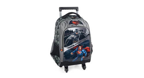 Mochila Batman E Supermam Ic31862sb De Carrinnho