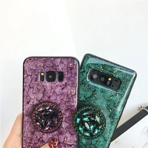Imagen 10 de 10 de Funda Compatible Con Moto Marmol Pompon Correa Colgante Dama