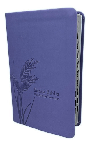 Biblia Promesas Manual Rvr1960 Imitación Piel Lavanda Índice