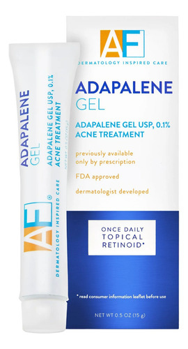 Acne Free Adapalene Gel 0.1%, Once-daily Topical Retinoid Tipo de piel Mixta/Grasa