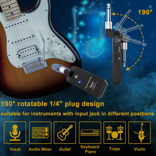 Set Receptor Transmisor De Guitarra Inalámbrico Getaria Gws-