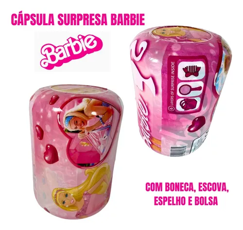 Presente Surpresa Capsula Barbie Boneca Meninas Infantil Ovo