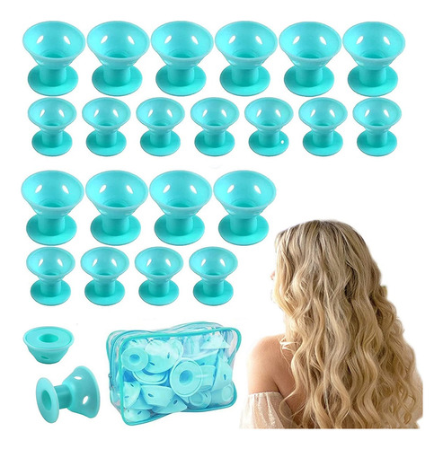 40 Pcs Bigudí Del Rodillo Abrazadera Plástica Para Cabello