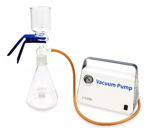 Bomba De Vacio Diafragma Sin Aceite 15l/min Y Eq. Filtración