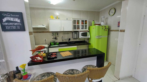 Imagem 8 de 12 de Lindo Apartamento De Frente Para O Mar Com Varanda Gourmet