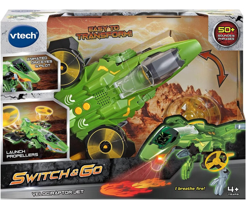 Vtech Switch And Go Avion Velociraptor Terinosario Avion