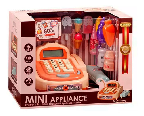 Juguete Caja Registradora Mini Appliance -  Vamosajugar Color Rosa