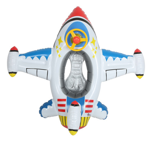 Inflatable Airplane Swimming Ring Inflated Plane Swim Float