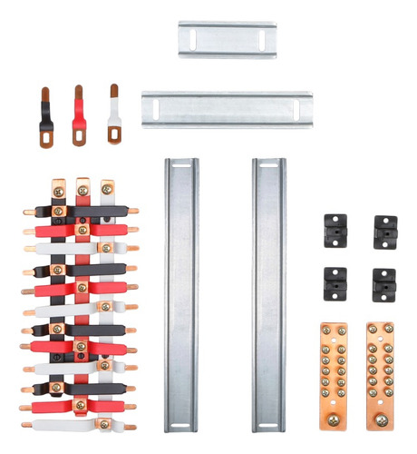 Quadro Distribuição 26 Polos Embutir Com Kit Trifásico 100a Zathura