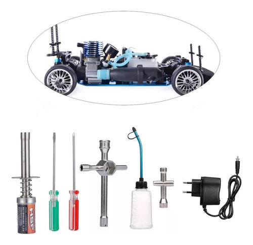 Set De Encendido Rc Starter Plug Para Modelo De Coche .