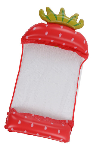 Y1b Flotador Inflable Con Estampado De Fresas