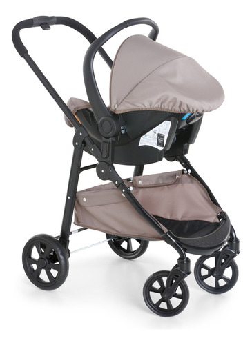 Carrinho de bebê de paseio Galzerano Olympus cappuccino com chassi de cor marrom