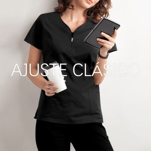Bata Elástica De Enfermera Cirujana Conjunto Uniforme Médico