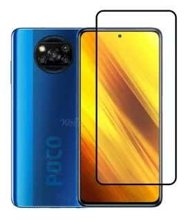 Mica De Vidrio Templado 9d 3d Para Xiaomi Poco X3 Nfc