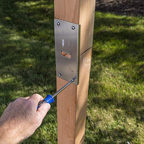 Soporte De Kingsley Park Mail Post Extender, Plateado