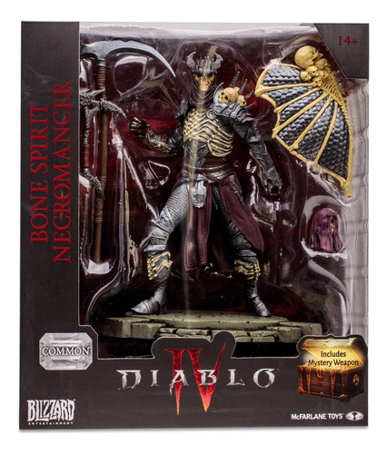 Mcfarlane Estatua: Diablo Iv - Nigromante Bone Spirit Common