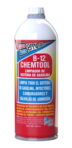 Limpia Inyectores Y Sistema De Gasolina B-12 Berryman