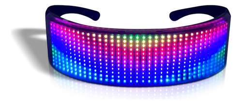 Óculos Luminosos Control Led Birthday Party Usb Nightclub