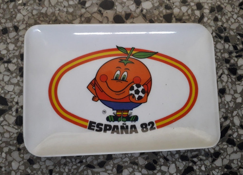 Plato España 82 Mundial Futbol Fifa 1982 Naranjito Plastico