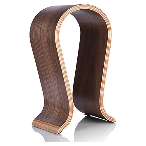 Percha Auriculares, Soporte De Madera Forma De U - Esta...