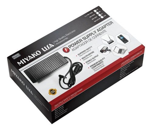 Adaptador De Corriente Miyako Usa Mv-1207