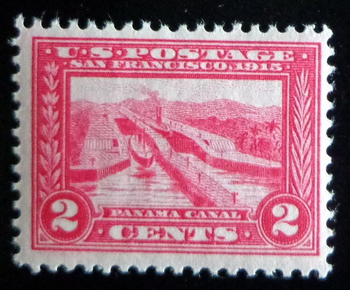 Eeuu Barcos, Sello Sc. 398 Canal Panamá 2c 1913 Mint L8532