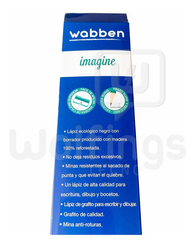 Pack X48 Lapiz Negro Con Goma De Borrar Graduacion Hb