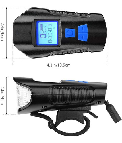 Juego De Luces De Bicicleta Led Luz De Bicicleta Recargable