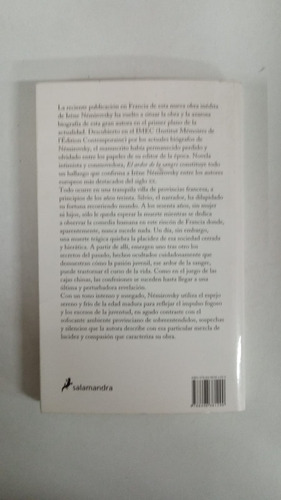 El Ardor De La Sangre - Irene Nemirovsky - Salamandra (Usado)