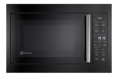 Micro-ondas de Embutir Electrolux 34L Preto Experience com Descongelamento Assistido ME3BP