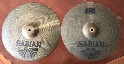 Pratos Sabian B8 Hi-hats Chimbal 14/36cm (Usado)