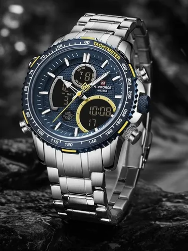 Reloj Naviforce Hombre 9182 Chronómetro Acero Inoxidable