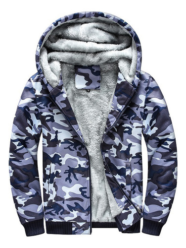 Sudadera Gruesa De Camuflaje Térmico Para Hombre