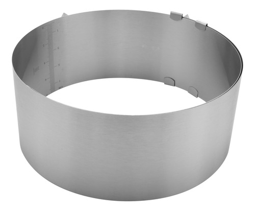 Anillo Para Tarta De Acero Inoxidable Redondo Ajustable De 6