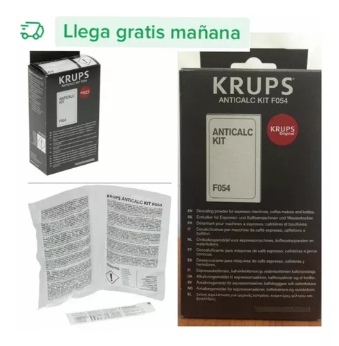 Krups Antical Kit F054 Polvo Descalcificador Para Cafeteras