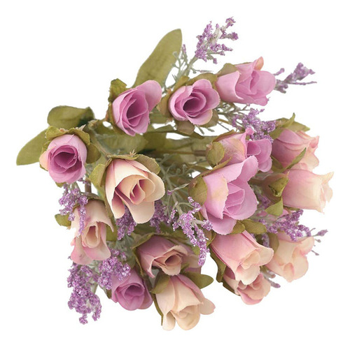 N Mini Ramo De Rosas Artificiales Para Decoración Del Hogar