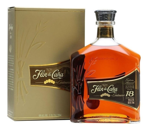 Ron Flor De Caña Centenario 18 Años 750ml En Estuche